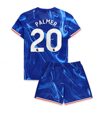 Chelsea Cole Palmer #20 Primera Equipación Niños 2024-25 Manga Corta (+ Pantalones cortos)